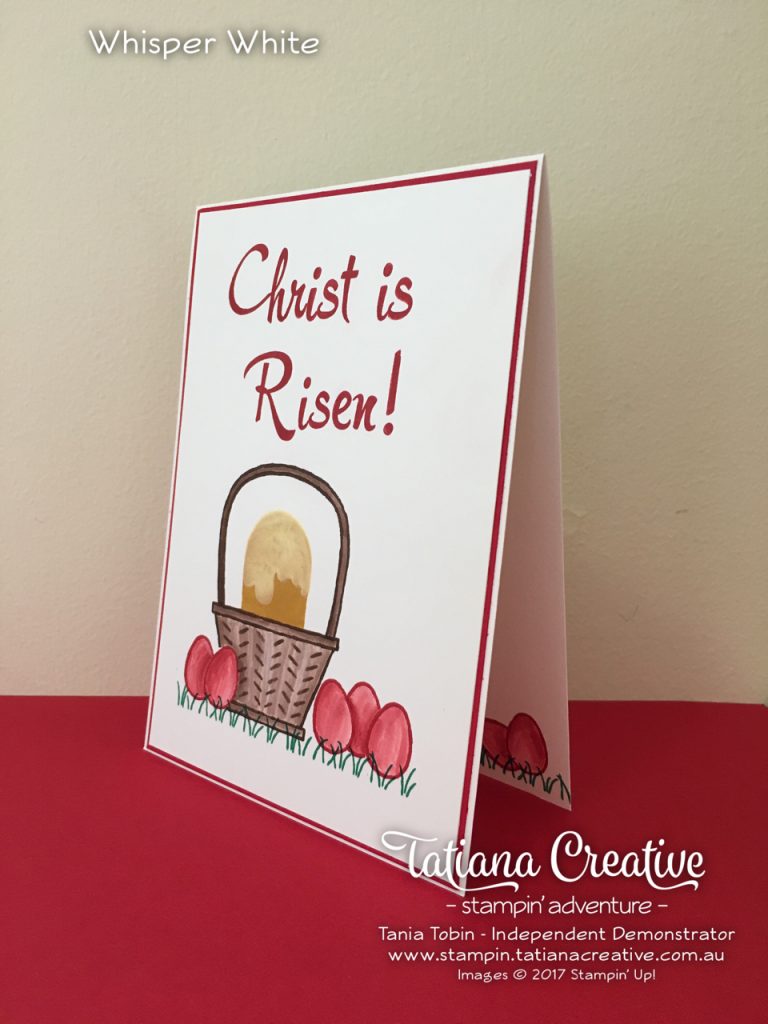 Cool Treats & Basket Bunch Stampin' Up! - Pascha Card - Tatiana Creative Stampin' Adventure