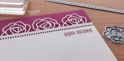 Tatiana Creative Stamping Adventure Rose Card using Sweet Cakes Framelits Dies by Stampin' Up!®