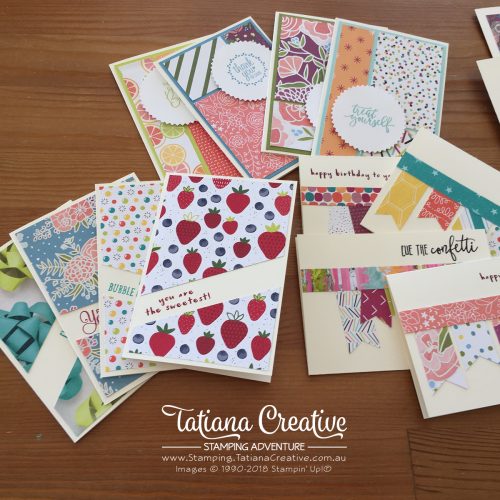 Tatiana Creative Stamping Adventure - Stamp A Stack Class April 2018