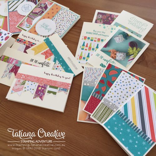 Tatiana Creative Stamping Adventure - Stamp A Stack Class April 2018