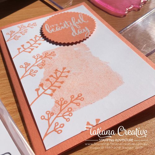 Love What You Do Stamp Set by Stampin' Up!® using 2018-2020 In Color Grapefruit Grove - Tatiana Creative Stamping Adventure