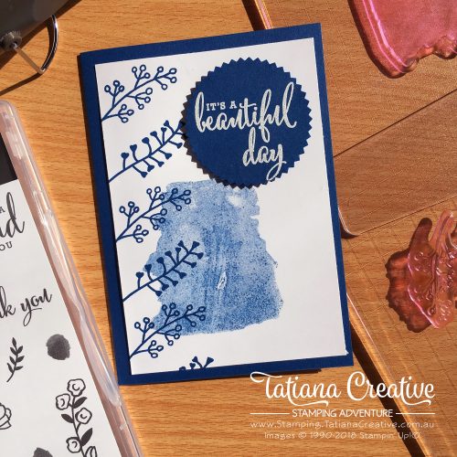 Love What You Do Stamp Set by Stampin' Up!® using 2018-2020 In Blueberry Bushel - Tatiana Creative Stamping Adventure