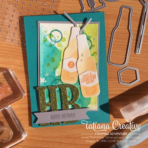 Tatiana Creative Stamping Adventure Male Birthday Card using the Bubble Over Bundle by Stampin' Up!®