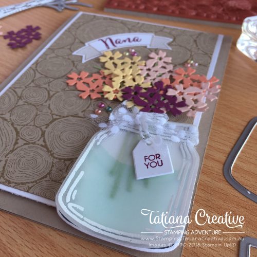 Tatiana Creative Stamping Beautiful Boquest by Stampin' Up!® on Tree Rings by Stampin' Up!