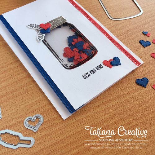 Tatiana Creative Stamping Adventure HeartKids Super Boss Day card using Jar of Love stamp set by Stampin' Up!®