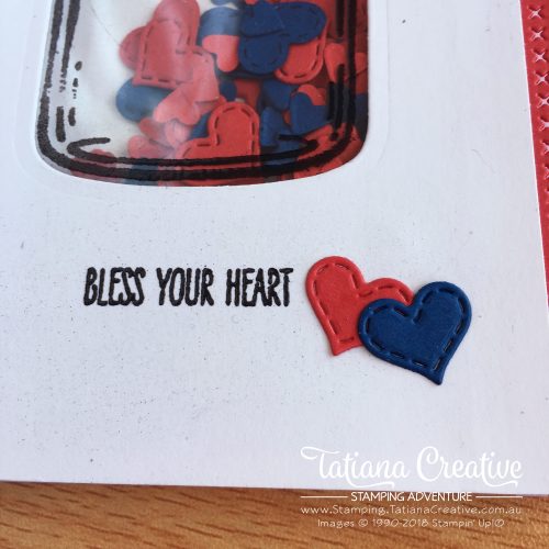 Tatiana Creative Stamping Adventure HeartKids Super Boss Day card using Jar of Love stamp set by Stampin' Up!®