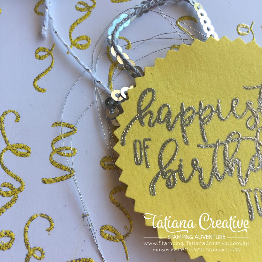 Tatiana Creative Stamping Adventure birthday cards using Birthday Background stamp set by Stampin' Up!®