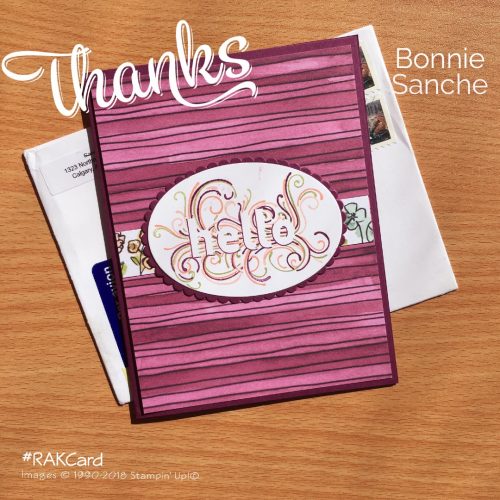 RAK Card from Bonnie Sanche