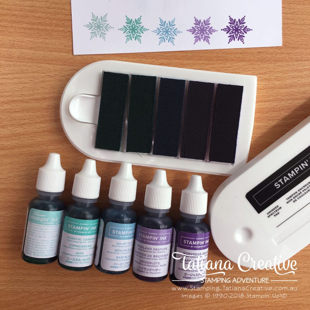 Tatiana Creative Stamping Adventure - How to ink the Uninked Spectrum Pad by Stampin' Up!®