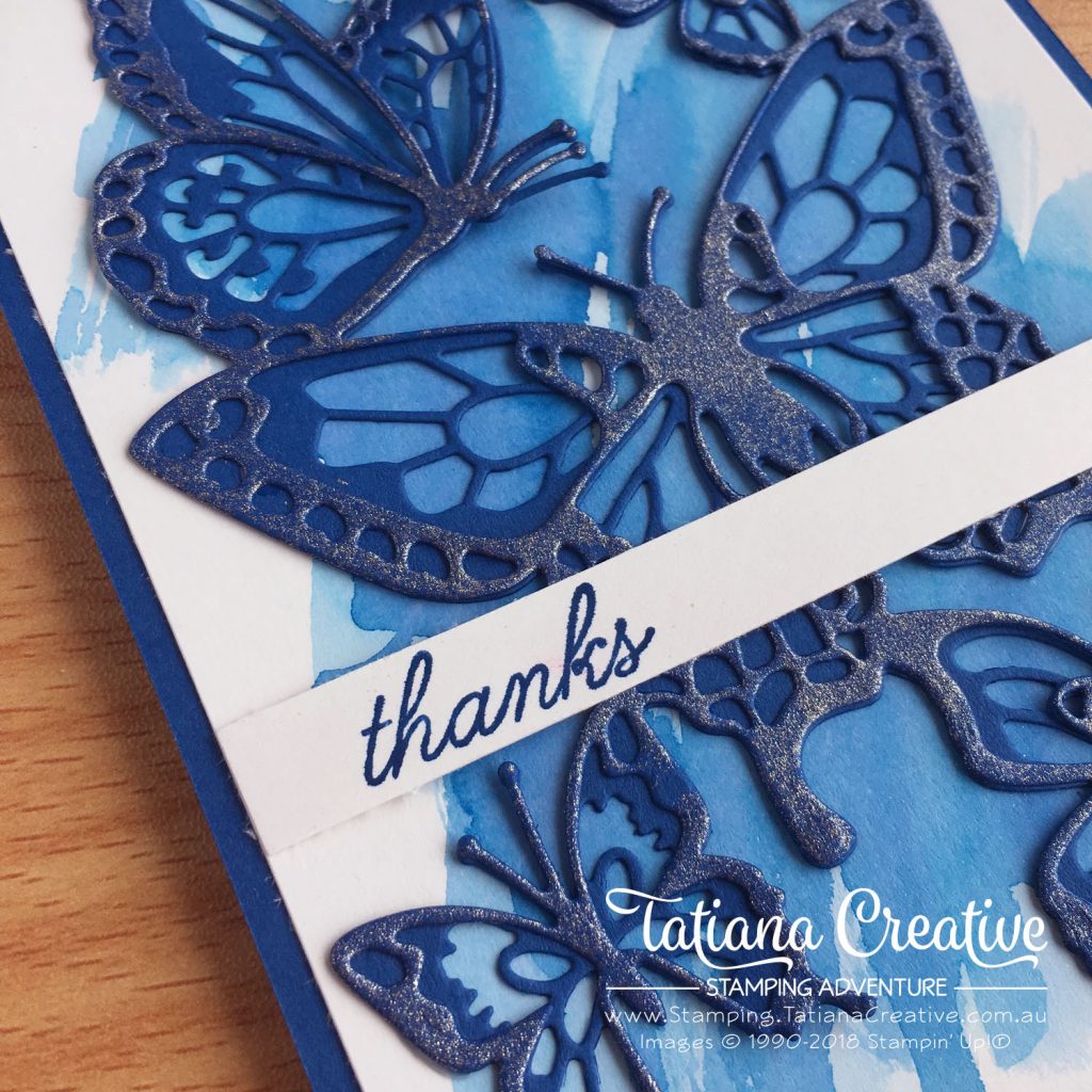 Tatiana Creative Stamping Adventure - Thank You butterfly card using the Beauty Abounds Bundle by Stampin' Up!®