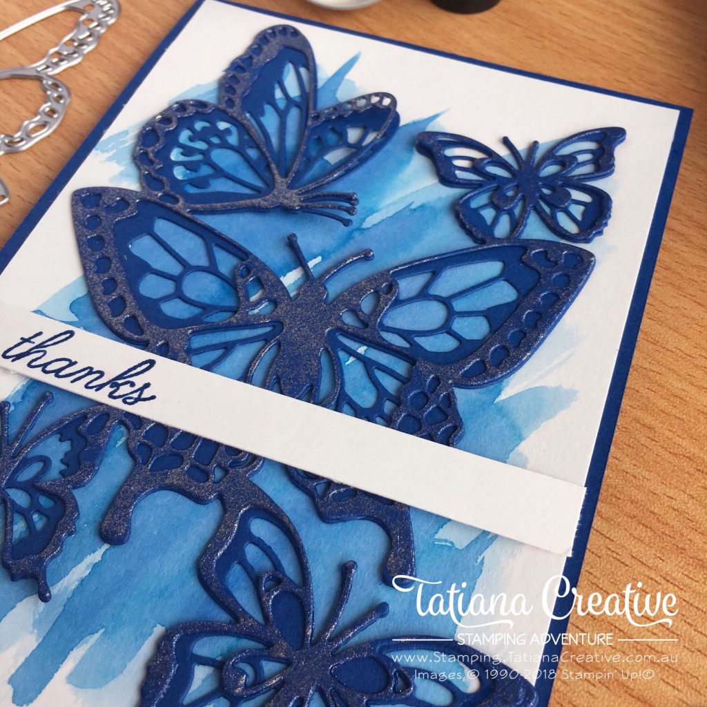 Tatiana Creative Stamping Adventure - Thank You butterfly card using the Beauty Abounds Bundle by Stampin' Up!®