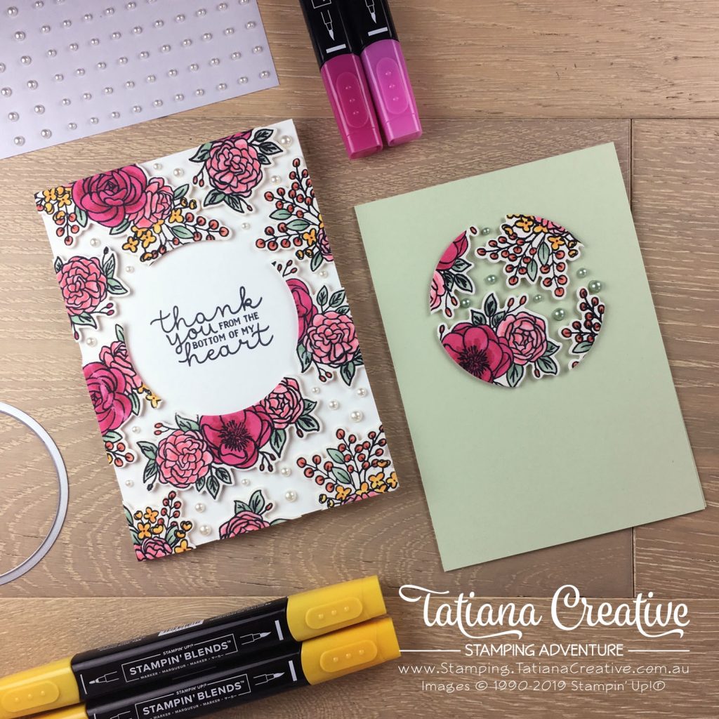 Tatiana Creative Stamping Adventure - two in one Floral Floating Frame card using the Bloom & Grow Bundle by Stampin' Up!®