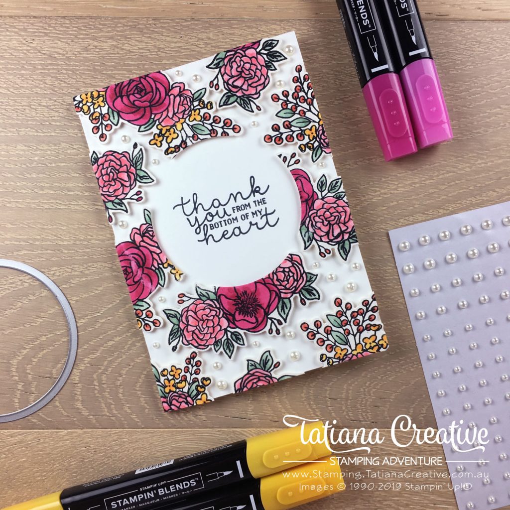 Tatiana Creative Stamping Adventure - two in one Floral Floating Frame card using the Bloom & Grow Bundle by Stampin' Up!®