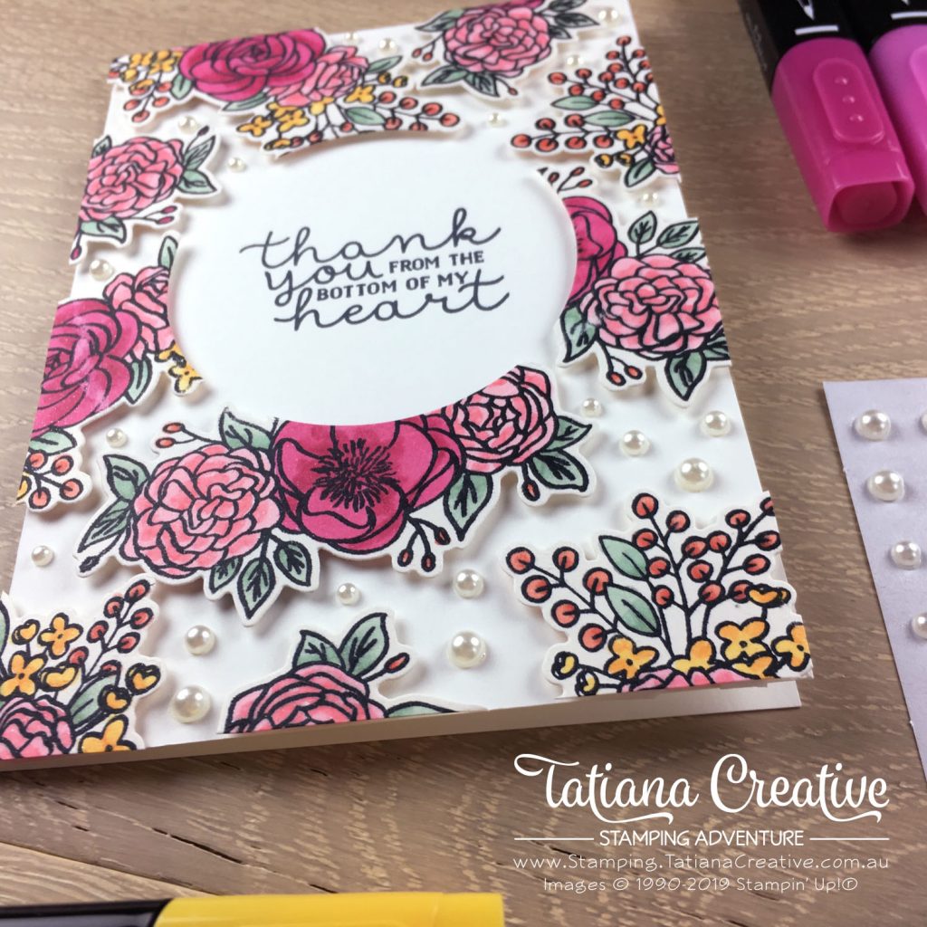 Tatiana Creative Stamping Adventure - two in one Floral Floating Frame card using the Bloom & Grow Bundle by Stampin' Up!®