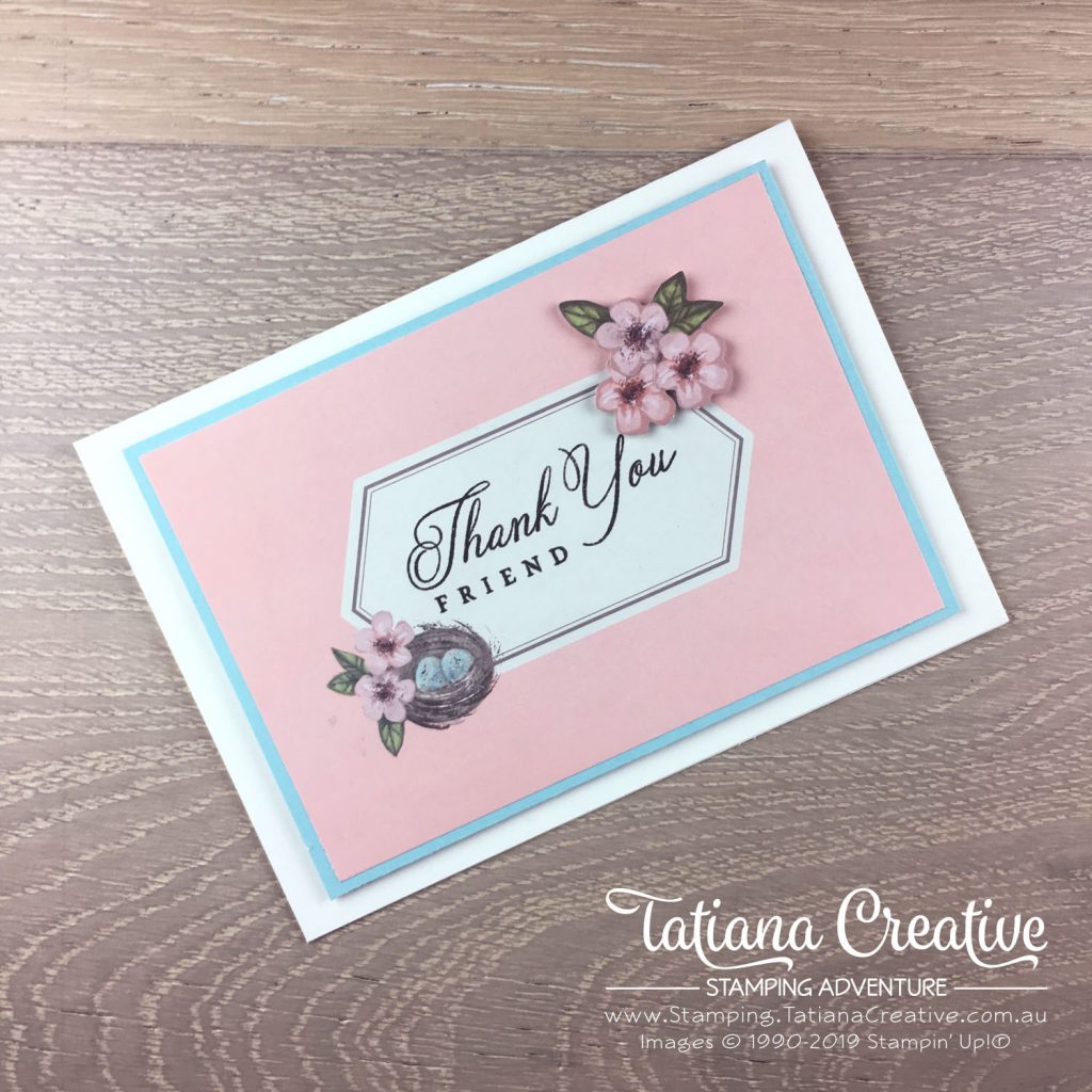 Tatiana Creative Stamping Adventure - Alternative Project using the May 2019 Paper Pumpkin Hugs From Shelli by Stampin' Up!®