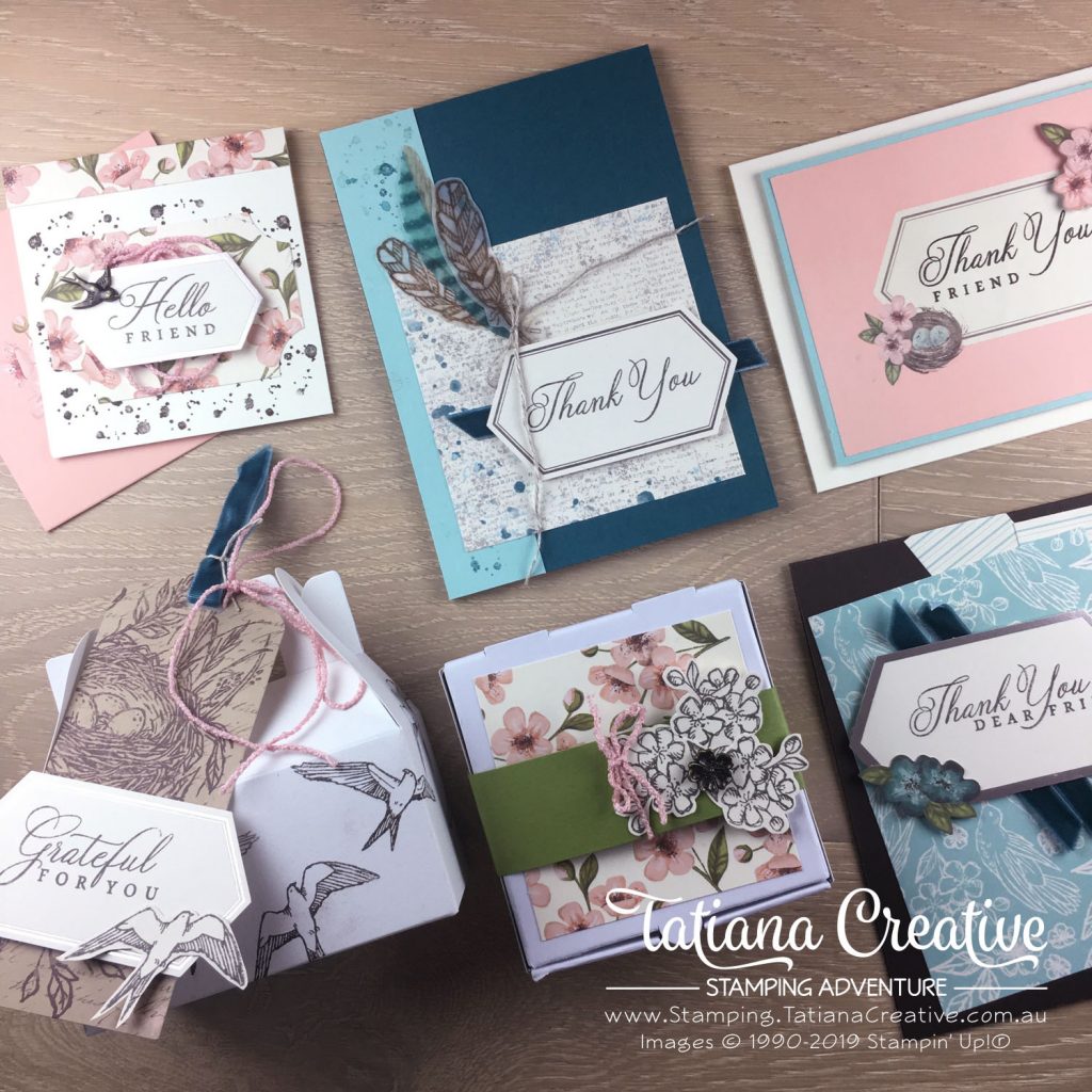 Tatiana Creative Stamping Adventure - Alternative Project using the May 2019 Paper Pumpkin Hugs From Shelli by Stampin' Up!®