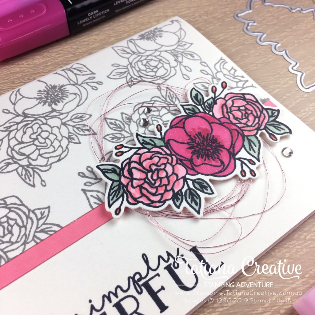 Tatiana Creative Stamping Adventure - Encouraging card using the Bloom & Grow stamp set by Stampin' Up!®