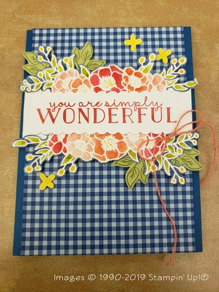 Card by Andrea using the Bloom & Grow stamp set by Stampin' Up!® showcased at OnStage Live Auckland April 2019