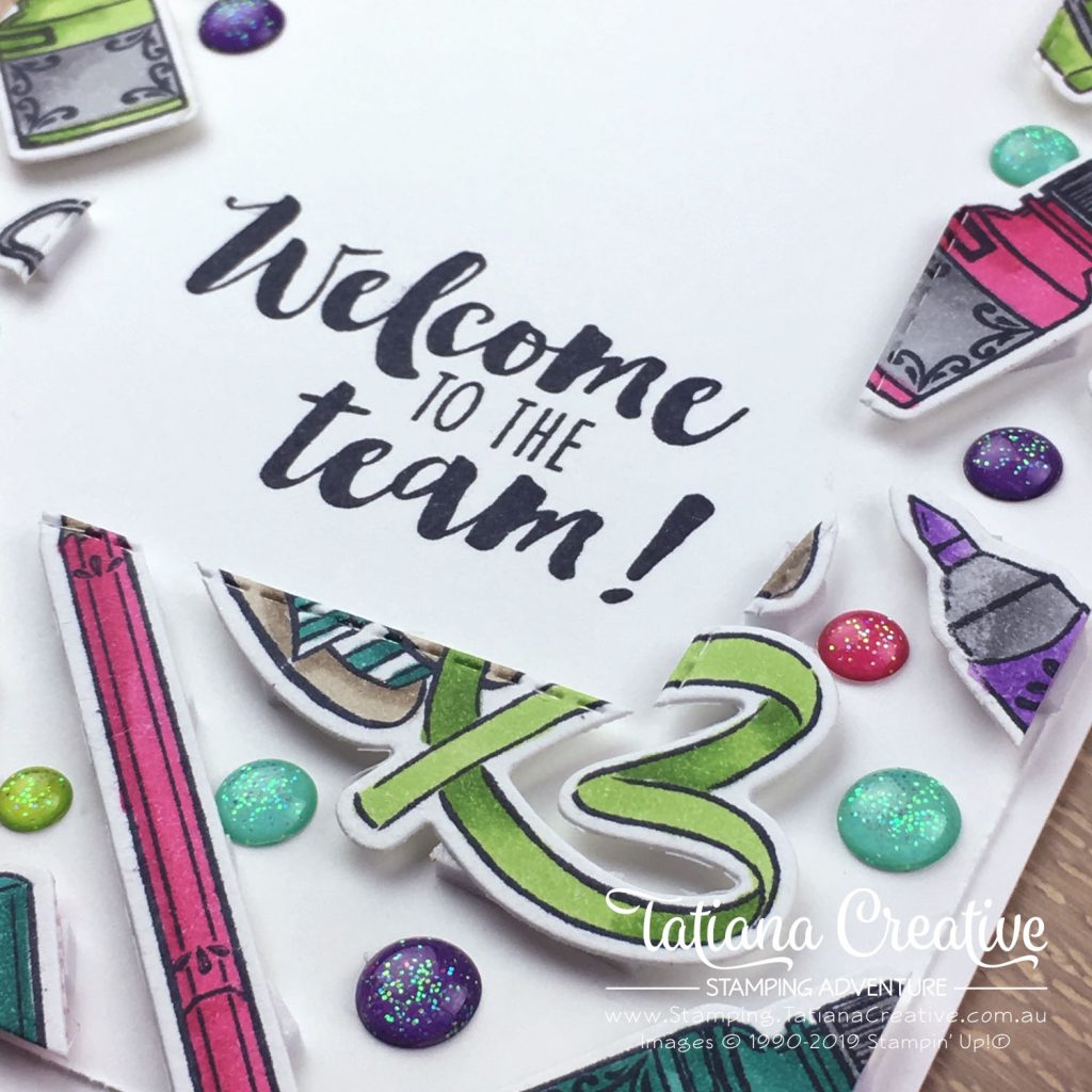 Tatiana Creative Stamping Adventure - Welcome To The Team cards using the It Starts With Art stamp set by Stampin' Up!®