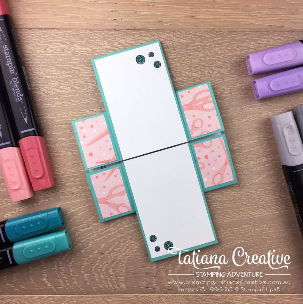 Tatiana Creative Stamping Adventure - Crafty Never Ending Fun Fold Card using the It Starts With Art stamp set by Stampin' Up!®