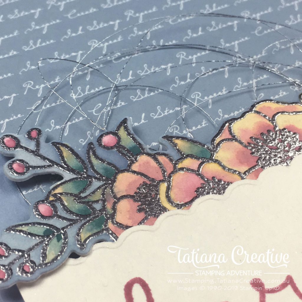 Tatiana Creative Stamping Adventure - watercolour Floral Engagement Card using the Bloom & Grow set by Stampin' Up!®