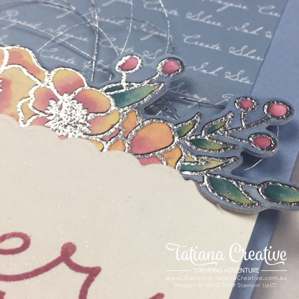 Tatiana Creative Stamping Adventure - watercolour Floral Engagement Card using the Bloom & Grow set by Stampin' Up!®