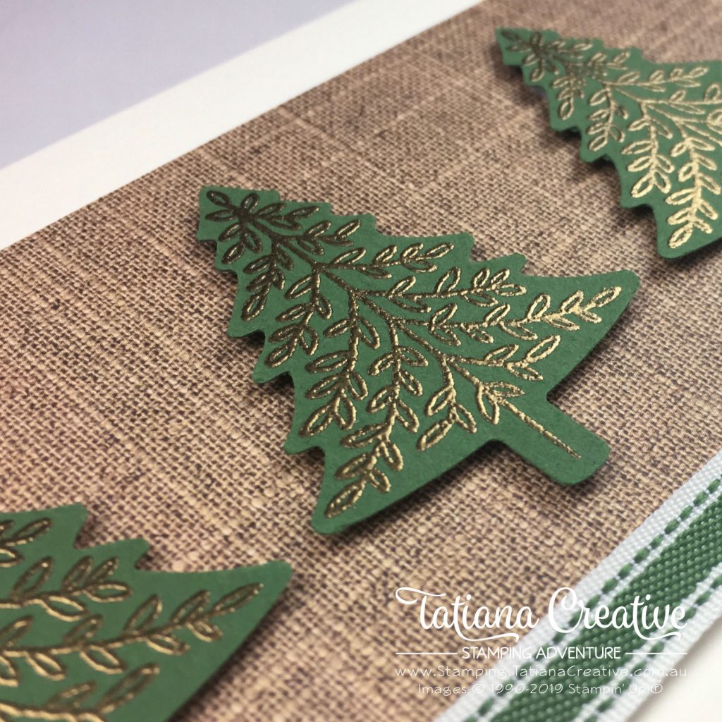 Tatiana Creative Stamping Adventure - Christmas Tree Card using the Perfectly Plaid stamp set by Stampin' Up!®