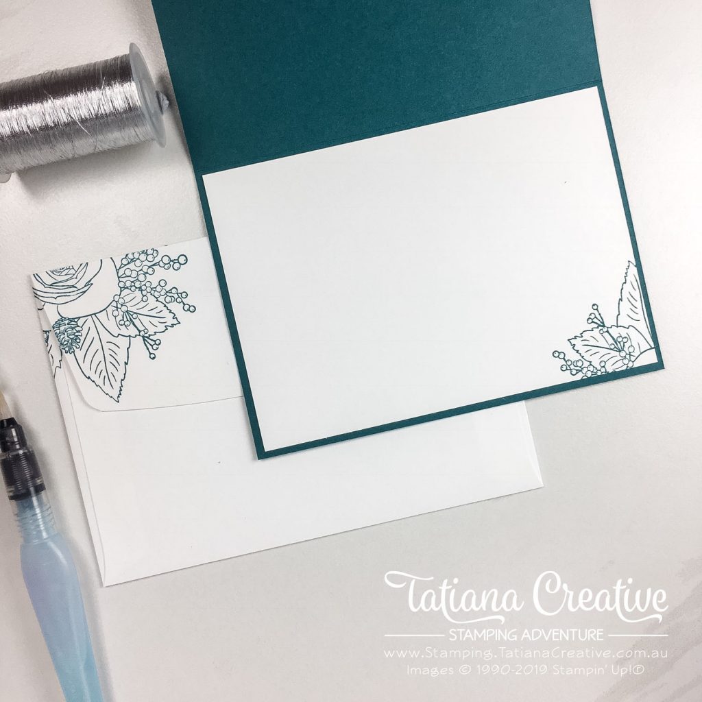 Tatiana Creative Stamping Adventure - Christmas Card using the Christmas Rose stamp set from Stampin' Up!®