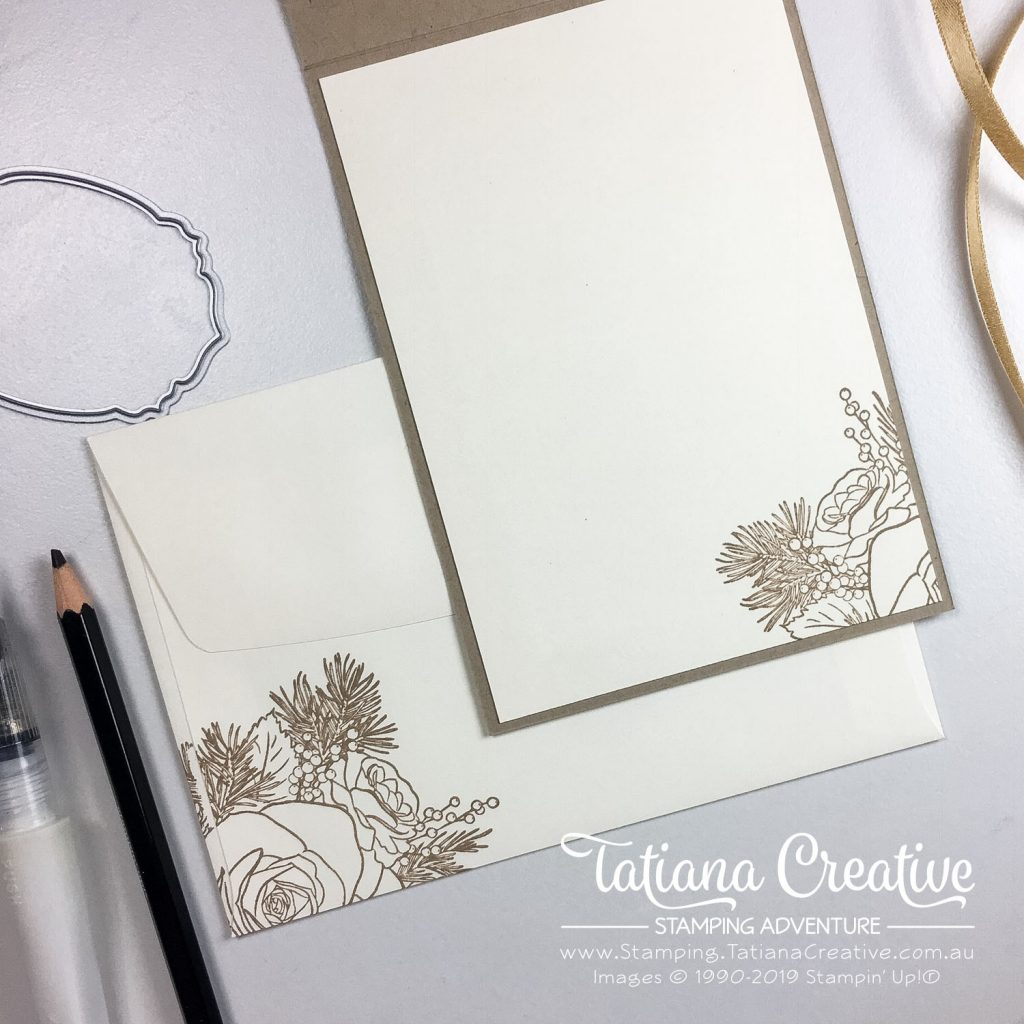 Tatiana Creative Stamping Adventure - Christmas Card using the Christmas Rose stamp set from Stampin' Up!®