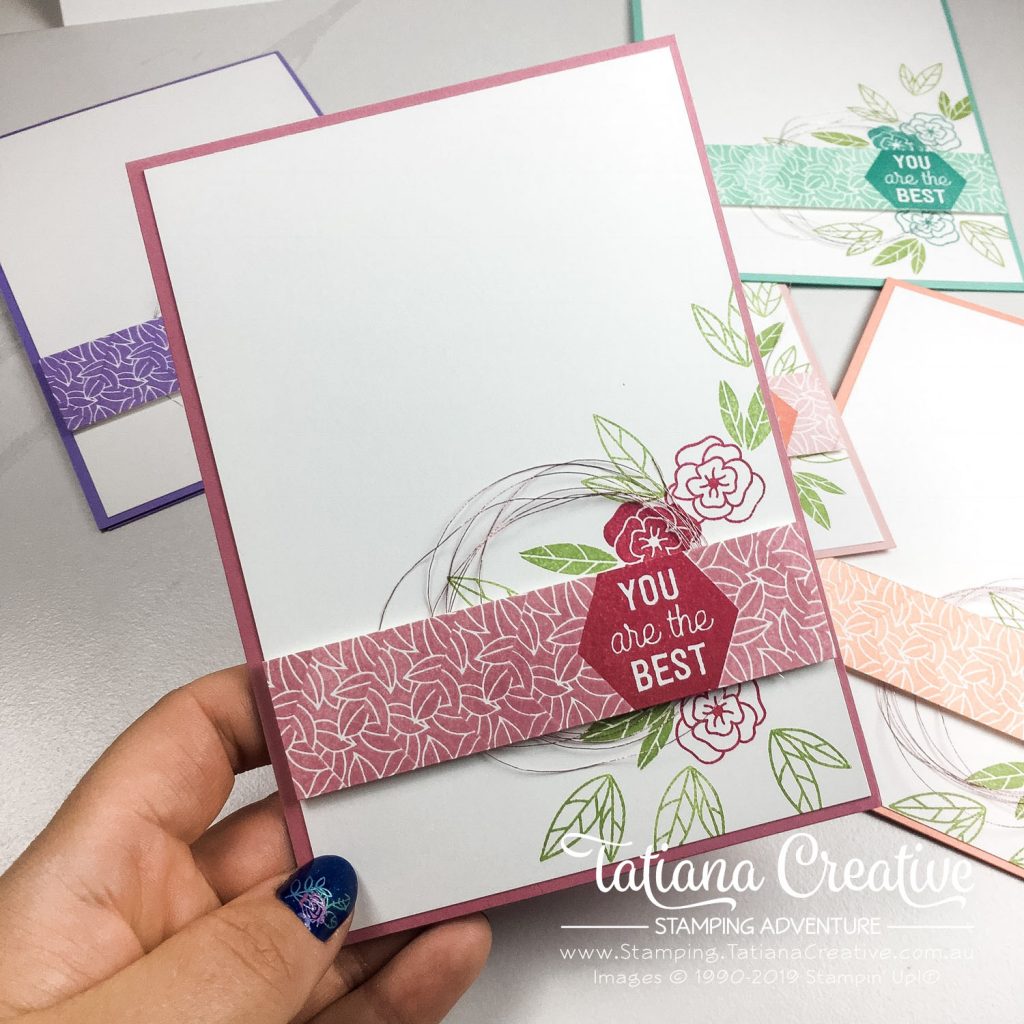 Tatiana Creative Stamping Adventure - You Are The Best cards for friends using the Believe You Can hostess stamp set from Stampin' Up!®