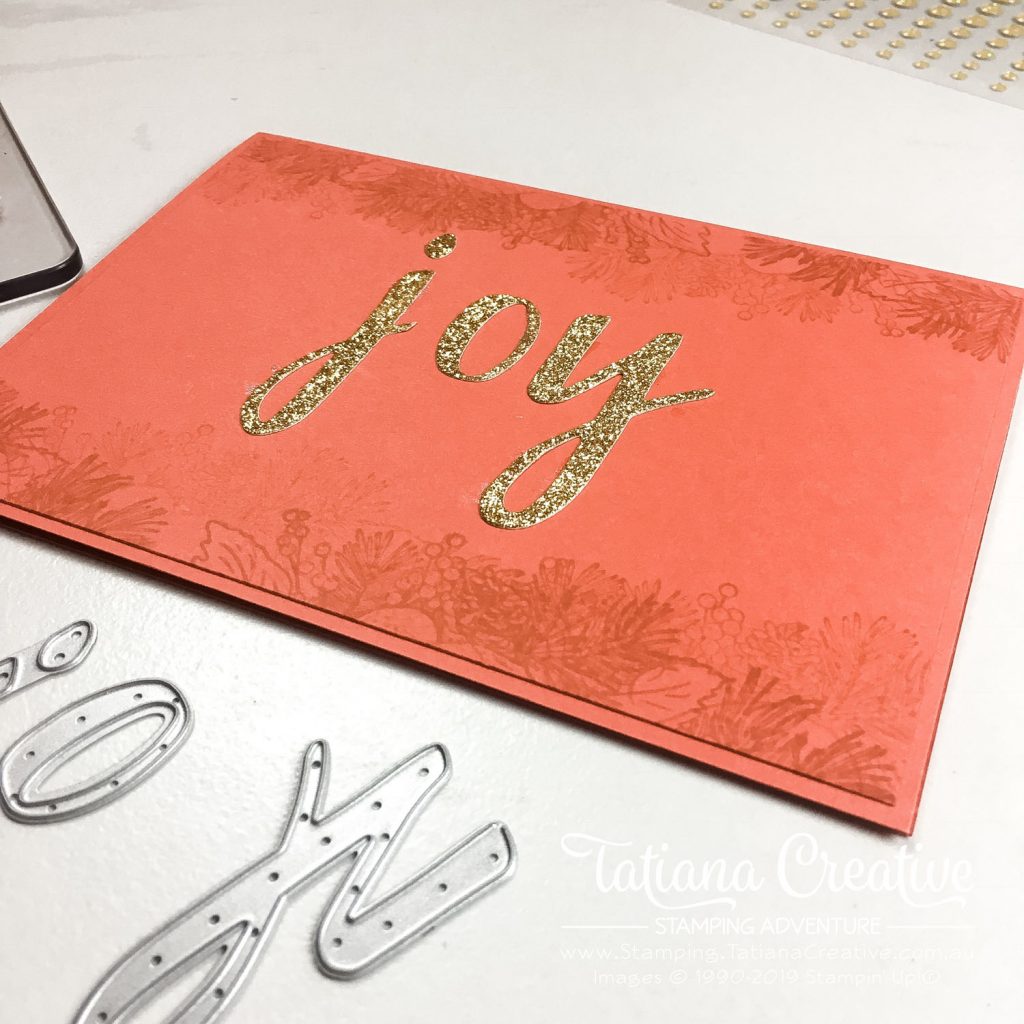 Tatiana Creative Stamping Adventure - Christmas Card using the Christmas Rose stamp set from Stampin' Up!®