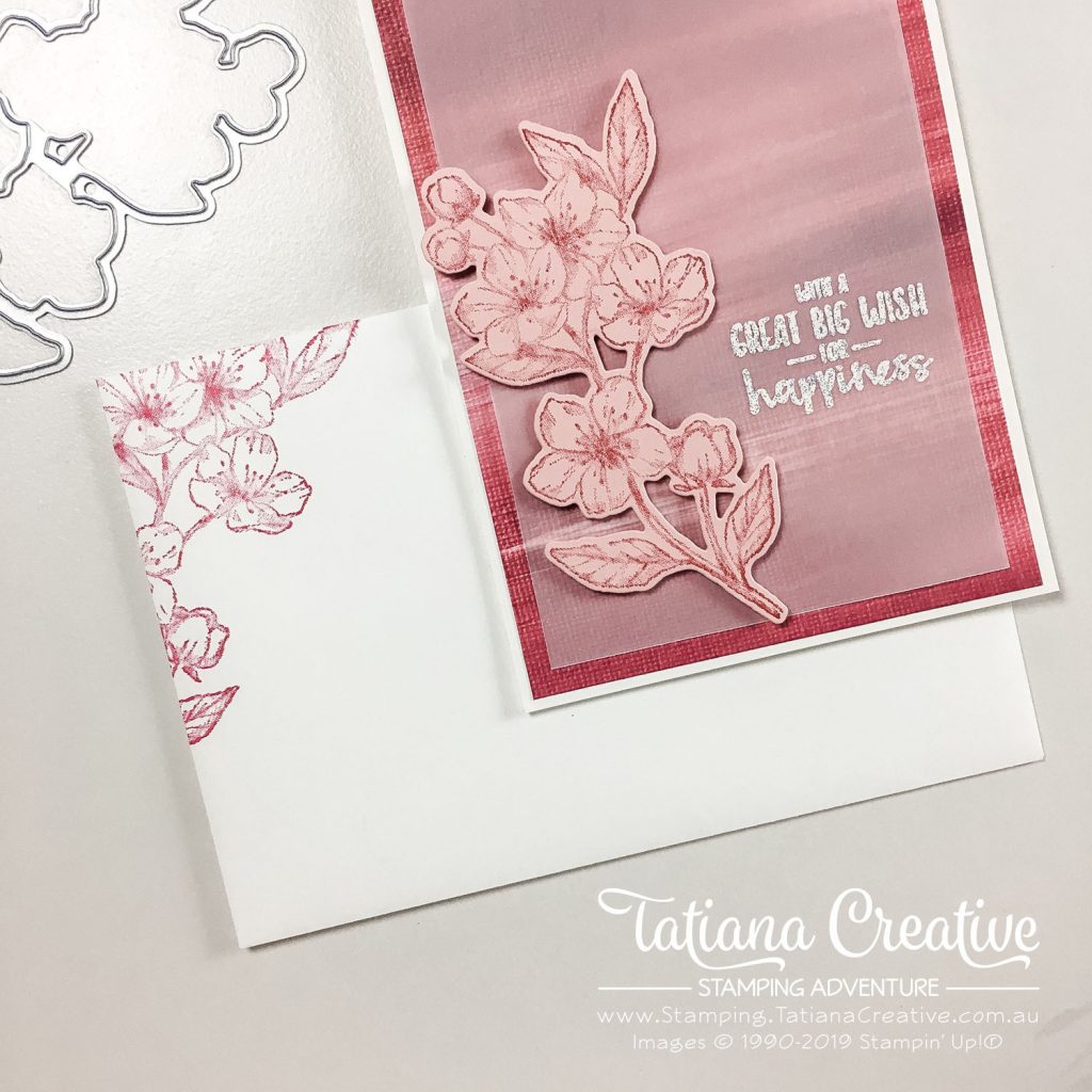 Tatiana Creative Stamping Adventure - Designer Series Paper Birthday Card Card using the Sending You Thoughts Sale-A-Bration stamp set from Stampin' Up!®