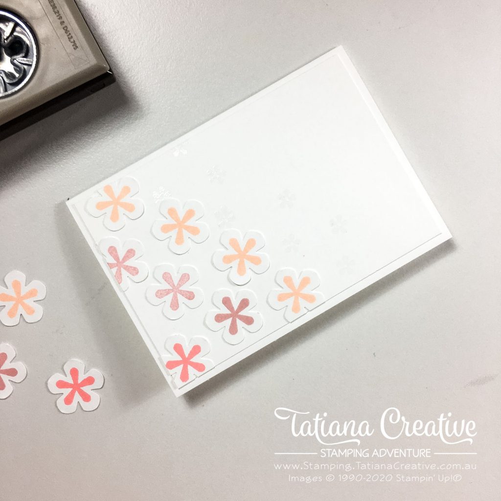 Tatiana Creative Stamping Adventure - Small Bloom Punch Note Cards using the SAB stamp set Thoughtful Blooms and SAB Small Bloom Punch both by Stampin' Up!®