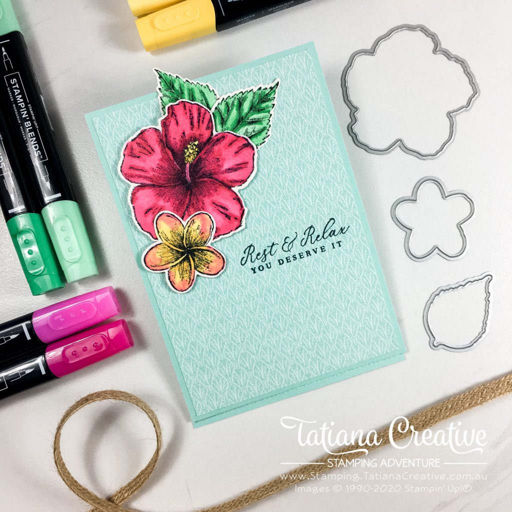 Fantastic Fun Folds with Tatiana Creative Stamping Adventure - Tropical Double Easel card using Timeless Tropical stamp set by Stampin' Up!®