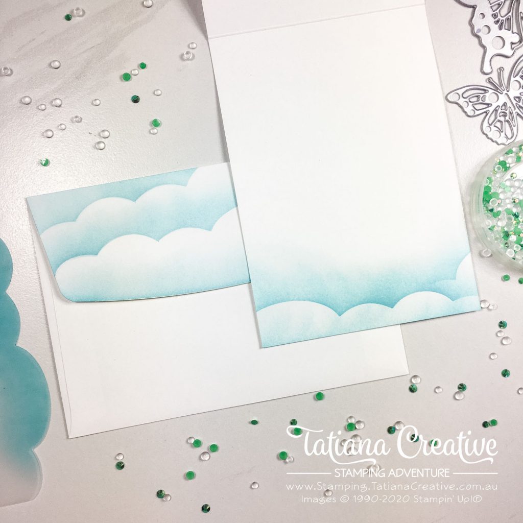 Tatiana Creative Stamping Adventure - Glimmer Butterfly card using Butterfly Beauty Dies from Stampin' Up!®