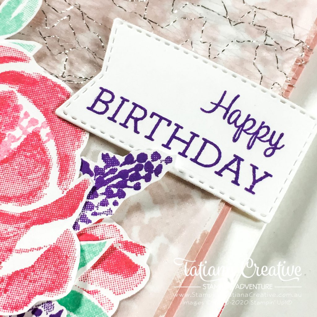 Tatiana Creative Stamping Adventure - Pink Floral Birthday Card using Beautiful Friendship stamp set from Stampin' Up!®