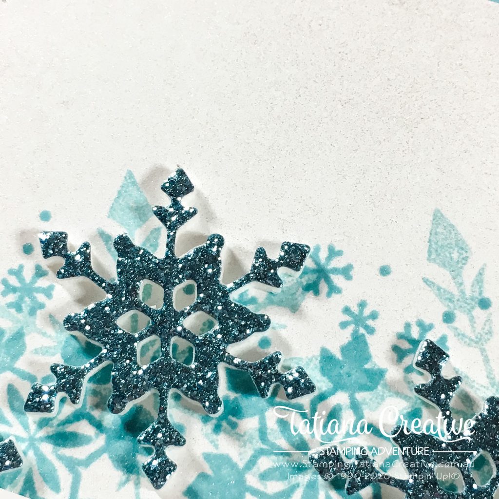 Tatiana Creative Stamping Adventure - Snowflake Wreath card using Snowflake Wishes Bundle from Stampin' Up!®