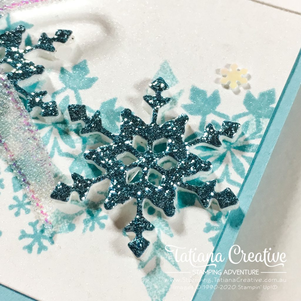 Tatiana Creative Stamping Adventure - Snowflake Wreath card using Snowflake Wishes Bundle from Stampin' Up!®