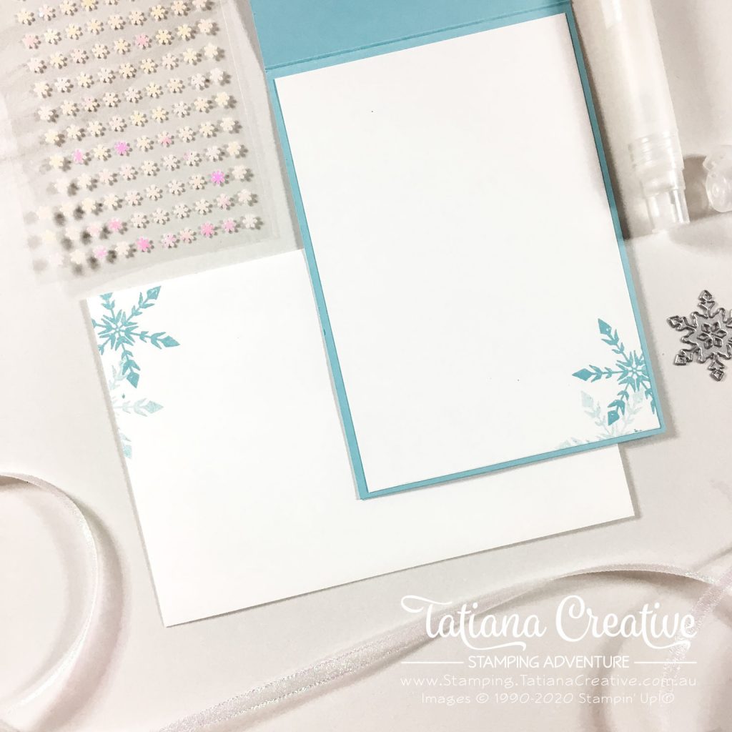 Tatiana Creative Stamping Adventure - Snowflake Wreath card using Snowflake Wishes Bundle from Stampin' Up!®