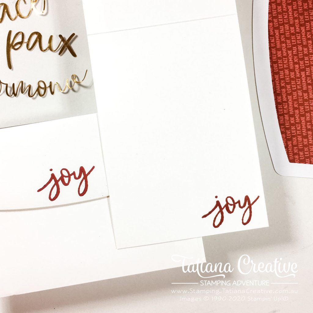 Tatiana Creative Stamping Adventure - Joy To The World Paper Pumpkin Alternative from Stampin' Up!®