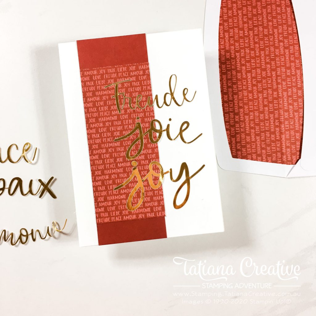 Tatiana Creative Stamping Adventure - Joy To The World Paper Pumpkin Alternative from Stampin' Up!®