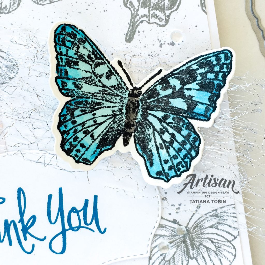 Tatiana Creative Stamping Adventure 2021 - Artisan Design Team Butterfly Bouquet Showcase using the Butterfly Brilliance stamp set, Brilliant Wings Dies, & Butterfly Bijou DSP all from Stampin' Up!®