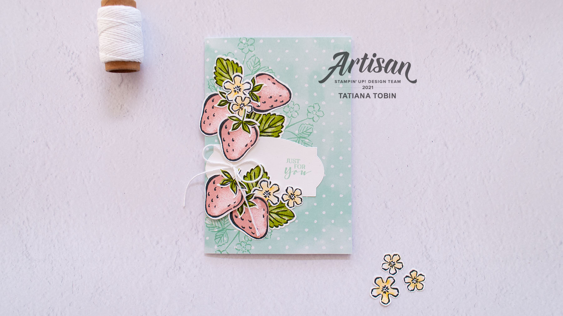 Sweet Strawberry & Hand-Penned Cards with Video