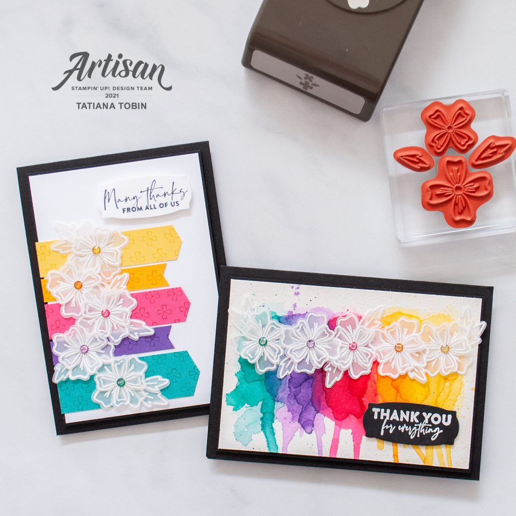 Tatiana Creative Stamping Adventure - 2021 Artisan Design Team May Showcase of Flowers of Friendship Bundle from Stampin' Up!®