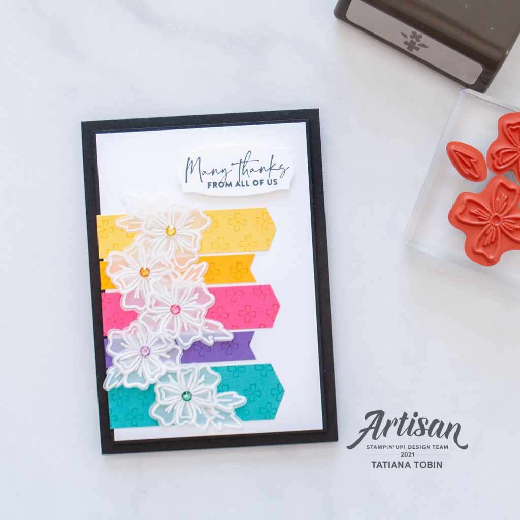 Tatiana Creative Stamping Adventure - 2021 Artisan Design Team May Showcase of Flowers of Friendship Bundle from Stampin' Up!®