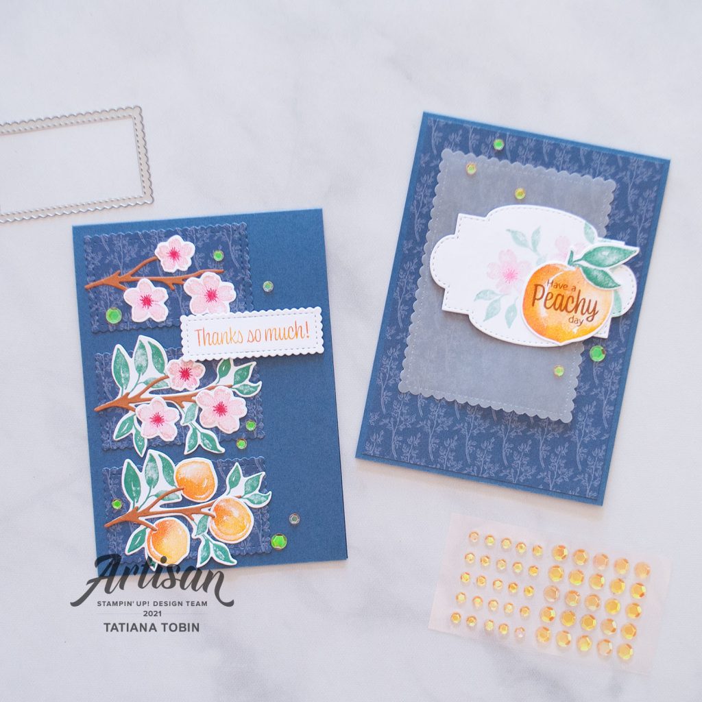 Tatiana Creative Stamping Adventure - 2021 Artisan Design Team July Showcase of You're A Peach Bundle from Stampin' Up!®