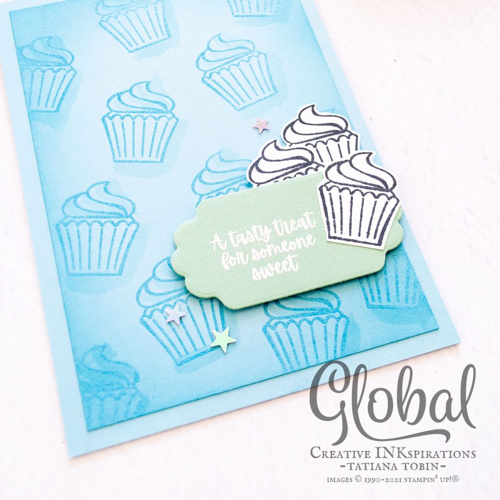 Tatiana Creative Stamping Adventure 2021 Artisan Design Team Member - A Tasty Treat Card featuring the Sweets & Treats stamp set from Stampin' Up!®