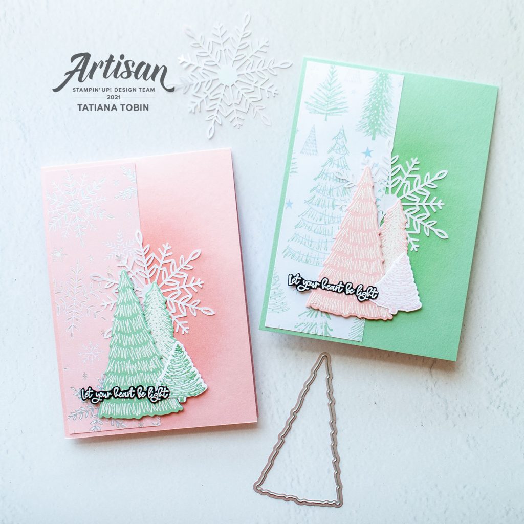 Tatiana Creative Stamping Adventure 2021 Artisan Design Team Member - Whimsical Trees Twist & Pop Fun Fold cards using Whimsical Trees Bundle and Whimsy & Wonder DSP from Stampin' Up!®