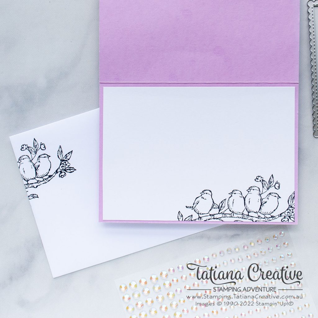 Tatiana Creative Stamping Adventure - Loose Watercolouring Hand Made Card using Free As A Bird stamp set from Stampin' Up!®