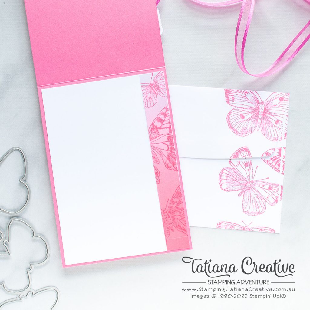 Tatiana Creative Stamping Adventure - 2021-2022 In Colors Card using Butterfly Brilliance Bundle and Ombre Gift Bags both from Stampin' Up!®